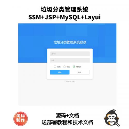 基于SSM的垃圾分类管理系统