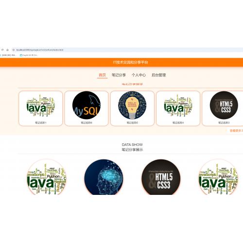 基于springboot 的 IT技术交流和分享平台