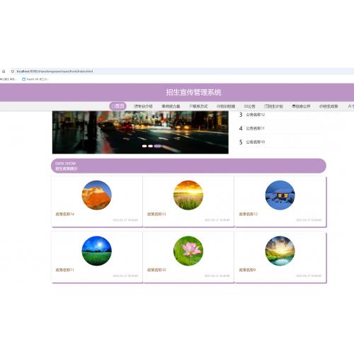 S387--基于SpringBoot的招生宣传管理系统