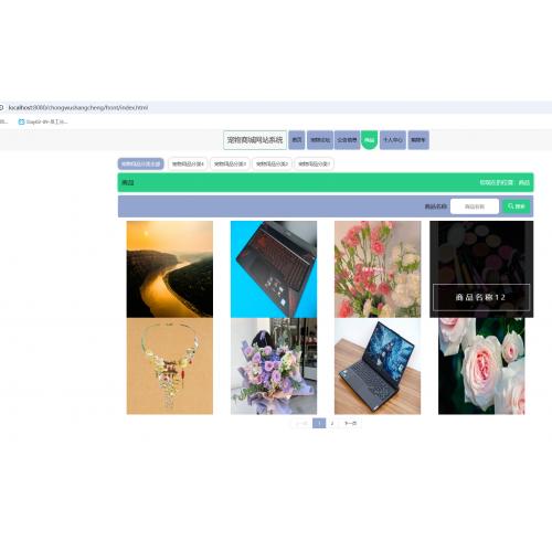 基于Springboot的宠物商城网站系统