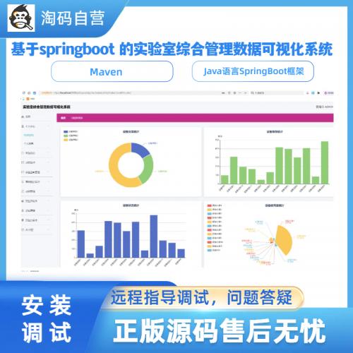 基于springboot 的实验室综合管理数据可视化系统