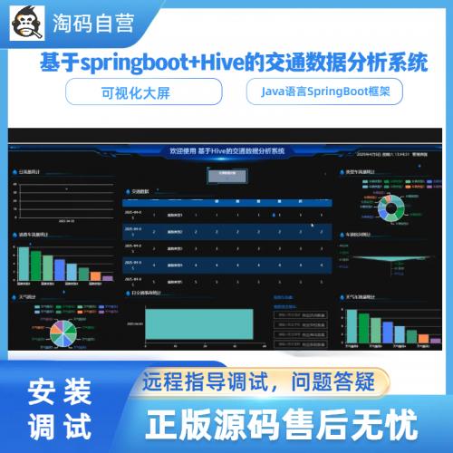 基于springboot+Hive的交通数据分析系统