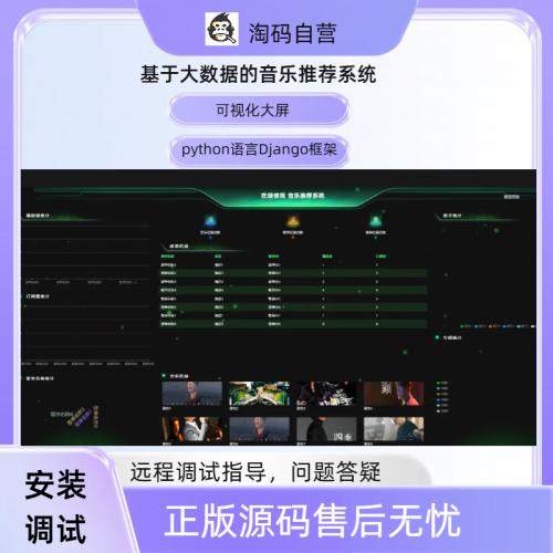基于大数据的音乐推荐系统