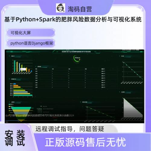 基于Python+Spark的肥胖风险数据分析与可视化系统